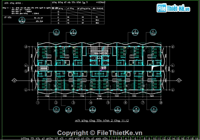 File cad,mẫu đồ án,kí túc xá sinh viên,Ký túc xá,bản vẽ cad kí túc xá,mẫu dự án